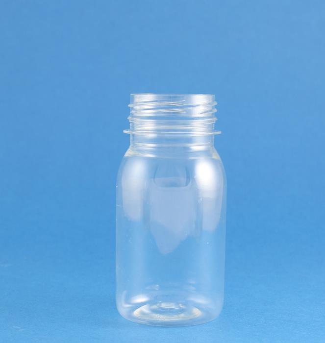 120ml Wide Mouth Clarity Beverage Clear PET Bottle 3 Start Tamper Evident Neck